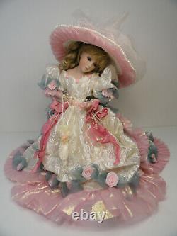 20 Franklin Mint Blushing Rose porcelain doll Maryse Nicole Heirloom Signed B5-5