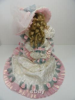 20 Franklin Mint Blushing Rose porcelain doll Maryse Nicole Heirloom Signed B5-5