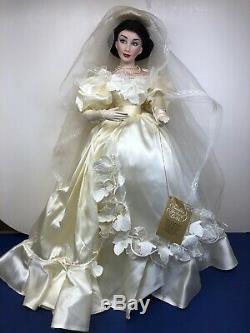 22 Franklin Mint Gone The Wind Scarlett OHara Bride Wedding Day Porcelain COA
