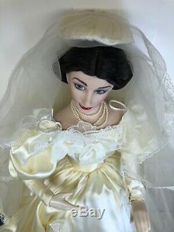 22 Franklin Mint Gone The Wind Scarlett OHara Bride Wedding Day Porcelain COA