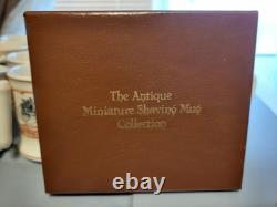 25Porcelain Mug Collection FRANKLIN MINT Set Of With Wood Rack & COA