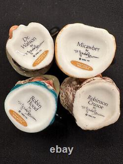 25 Miniature Toby Jugs-Signed by Peter Jackson- withDisplay Case- Made in Malaysia