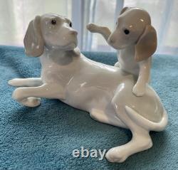 4 FRANKLIN MINT PAUL IPSEN PORCELAIN FIGURINES Tenderness, Playful Moments, Etc
