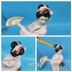 4 Tokutaro Tamai Geisha Girl Porcelain Figure Maiden PerfectBlossom TreasuredTea