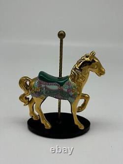 5 House of Faberge Carousel Animals Franklin Mint 1991