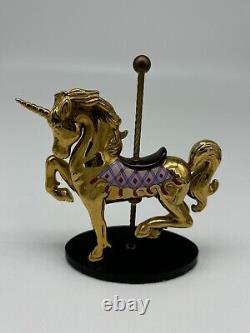 5 House of Faberge Carousel Animals Franklin Mint 1991