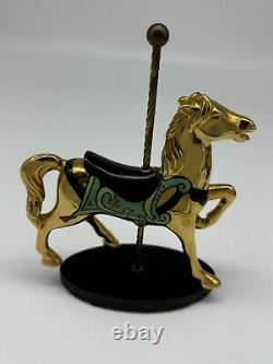 5 House of Faberge Carousel Animals Franklin Mint 1991