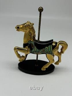 5 House of Faberge Carousel Animals Franklin Mint 1991