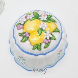 5pc Lot Vintage Le Cordon Bleu The Franklin Mint 1986 Decorative Wall Molds