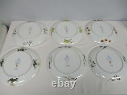 6 1979 Franklin Mint Birds & Flowers Of The Orient 10 1/4 Plates Made In Japan