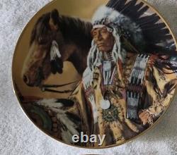 6 American Indian Heritage Foundation plates Franklin Mint With Out Certificates