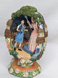 6x Set of Franklin Mint WIZARD OF OZ Collector Eggs, Detailed Miniature Scenes