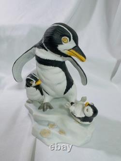 8 Cute Franklin Mint Penguins 1987-1982 Adorable Holiday Antics Abound
