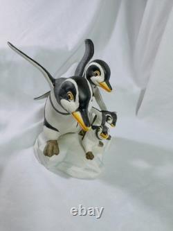 8 Cute Franklin Mint Penguins 1987-1982 Adorable Holiday Antics Abound