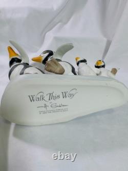 8 Cute Franklin Mint Penguins 1987-1982 Adorable Holiday Antics Abound
