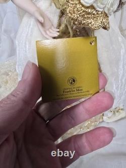ALEKSANDRA The Faberge Winter Bride Doll 18 With Stand Franklin Mint FHD