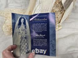 ALEKSANDRA The Faberge Winter Bride Doll 18 With Stand Franklin Mint FHD ALEKSANDRA The Faberge Winter Bride Doll 18 With Stand Franklin Mint FHD