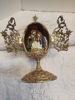A King Is Born Collector Egg House Of Faberge Limited Edition Franklin Mint