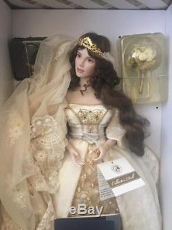 Aleksandra, Franklin Mint Porcelain Doll, Faberge Winter Bride