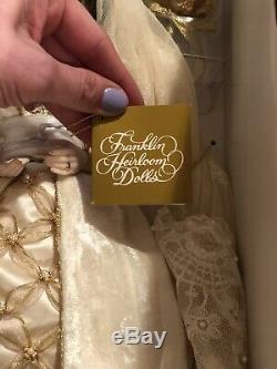 Aleksandra Franklin Mint Porcelain Doll Faberge Winter Bride