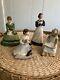 All 4 Little Women 1982 Vintage Franklin porcelain figurines by Tasha Tudor