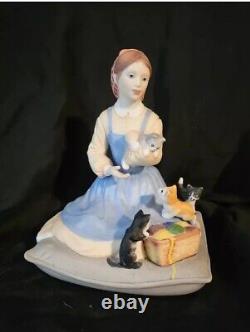 All 4 Little Women 1982 Vintage Franklin porcelain figurines by Tasha Tudor