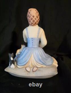 All 4 Little Women 1982 Vintage Franklin porcelain figurines by Tasha Tudor
