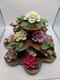 Antique Franklin Mint The 12 Months of Roses Porcelain Sculpture Collection
