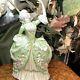 Antique Franklin Porcelain Figurine Sophia Mint THE ALLEMANDE Green Dress 8