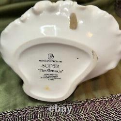 Antique Franklin Porcelain Figurine Sophia Mint THE ALLEMANDE Green Dress 8