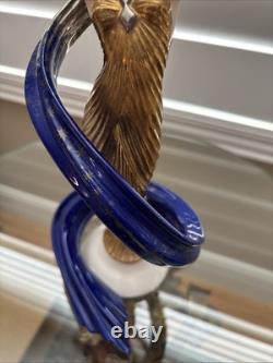 Art Deco Galaxy in Gold Franklin Mint Figurine Hand Painted Fine Porcelain