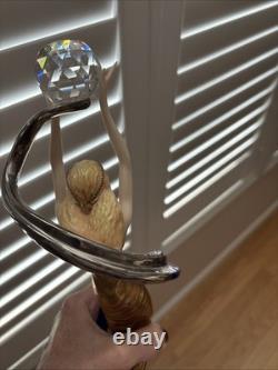 Art Deco Galaxy in Gold Franklin Mint Figurine Hand Painted Fine Porcelain