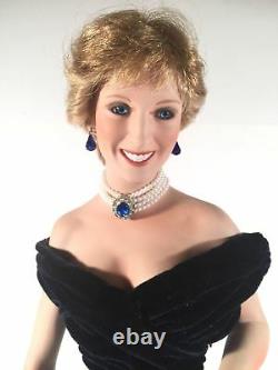 Ashton Drake- Diana- The Peoples Princess Porcelain Doll In Blue Dress