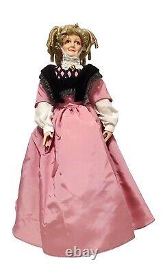 Aunt Pittypat Doll Franklin Mint Heirloom Gone with the Wind l wearing Pink D-RARE