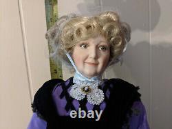 Aunt Pittypat Gone With The Wind Franklin Mint Heirloom Doll Porcelain 19 GWTW