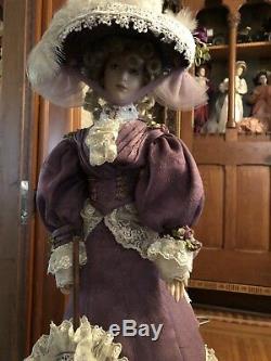 Authentic Franklin Heirloom porcelain Doll