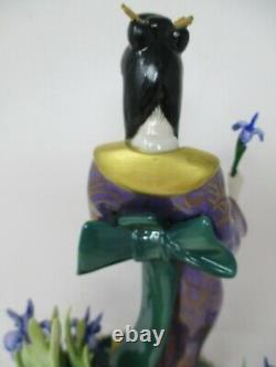 Ayame Princess Of Iris Blossoms By Manabu Saito Porcelain Figurine Franklin Mint