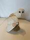 Barn Owl Porcelain Figurine Hand Painted By George McMonigle for Franklin Mint