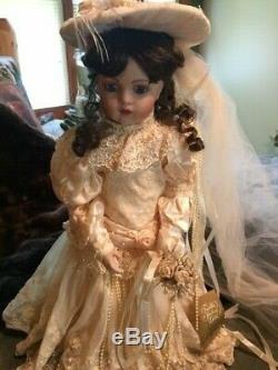 Be`be' Bru' Victorian Heirloom Bride Doll Franklin Mint