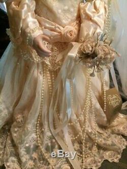 Be`be' Bru' Victorian Heirloom Bride Doll Franklin Mint