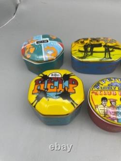 Best of Beatles Porcelain Music Box Collection LOT 9 Franklin Mint 1992 Apple