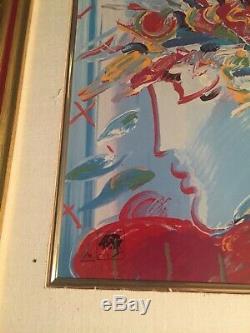 Blushing Beauty by Peter Max Franklin Mint Porcelain COA