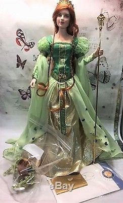 Brianna Irish Princess of Tara Franklin Mint Porcelain Doll No Original Box
