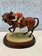 British Horse Society Best Friends Wood Base Paulie Parsans Franklin Mint 1988