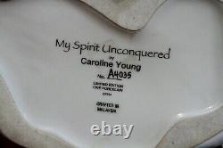 CAROLINE YOUNG'' My Spirit Unconquered'' Porcelain Figurine/ Statue A 4035 Fran