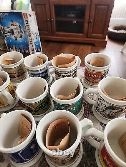 COMPLETE The Corner Store Collection 25 Franklin Mint Mugs with C. O. A