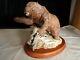 (C) Franklin Mint Rare Porcelain Grizzly Bear Sculpture Figurine Hand Painted