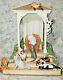 Carol Lawson THE QUEEN and HER COURT Figurine 9 Cats in a Gazebo Franklin Mint