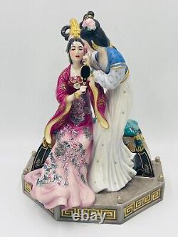 Caroline Young Franklin Mint Porcelain LE Figurine- Sisters of Spring