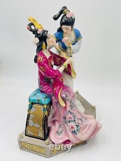 Caroline Young Franklin Mint Porcelain LE Figurine- Sisters of Spring